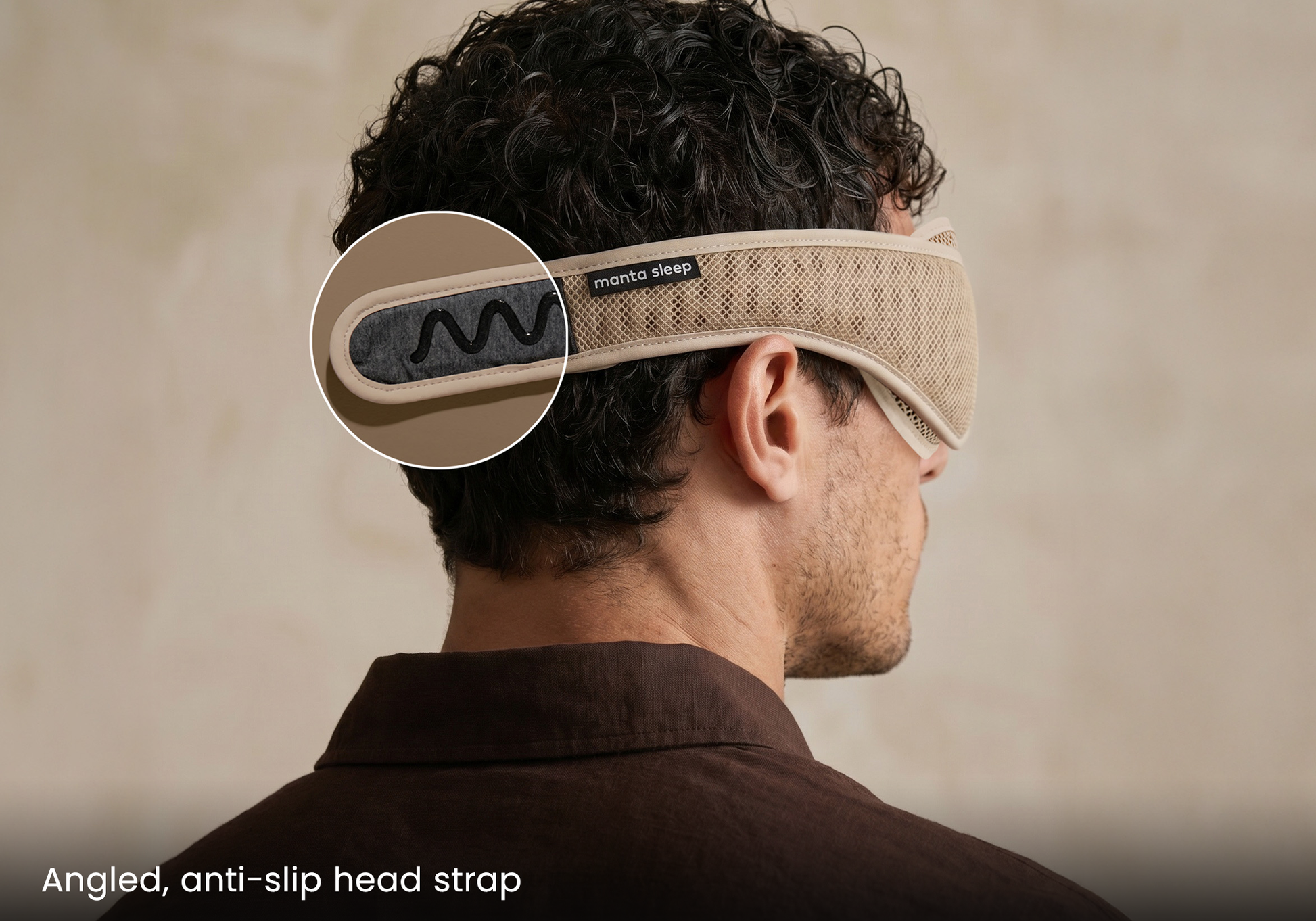 Manta PRO Sleep Mask - Tranquil Taupe image 7