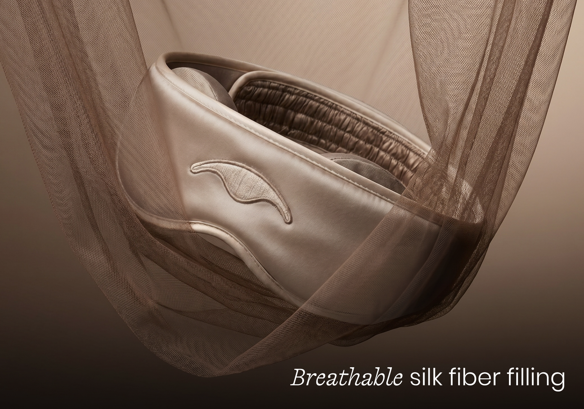 Manta SILK Sleep Mask - Tranquil Taupe image 9